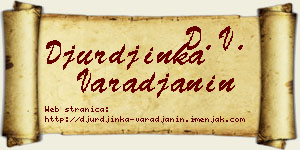 Đurđinka Varađanin vizit kartica